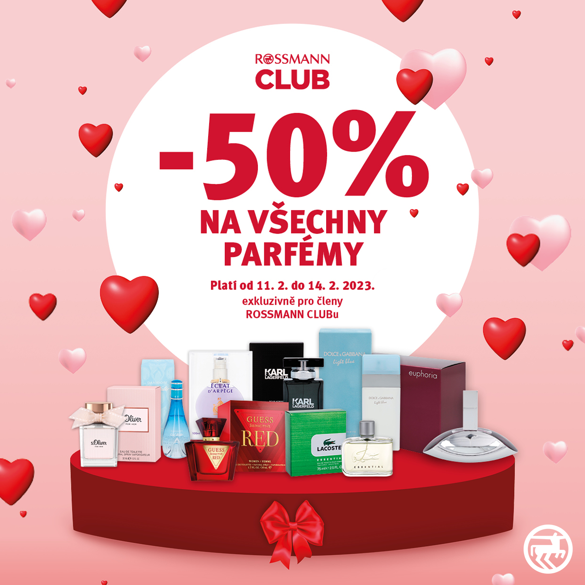 fest Privilegium mount 50% SLEVA na všechny parfémy v Rossmann - Nákupní centrum OAZA Kladno