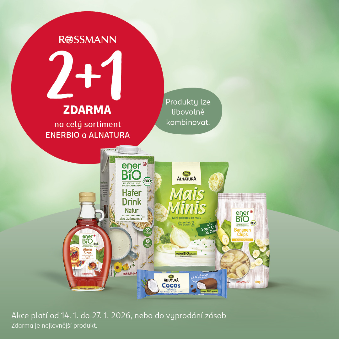 2+1 zdarma na EnerBIO a Alnatura