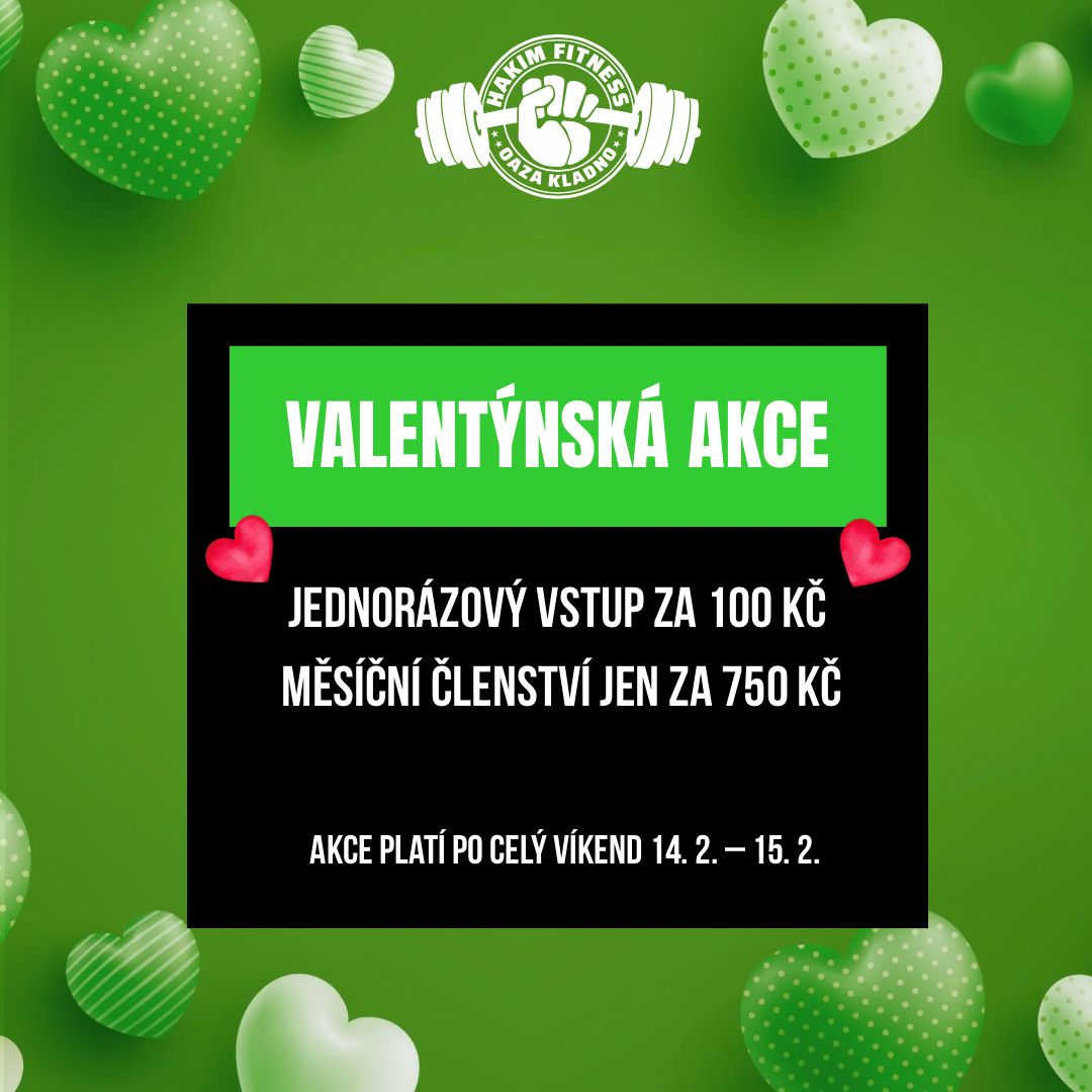 VALENTÝNSKÁ AKCE v Hakim Fitness