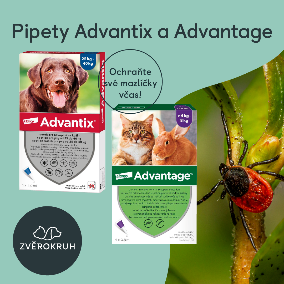 Zvěrokruh ADVANTIX a ADVANTAGE