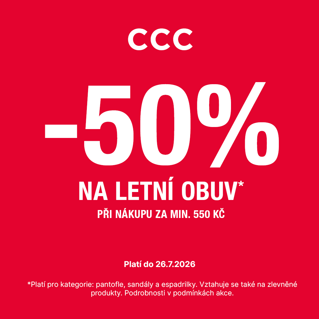 LETNÍ OBUV ZA POLOVINU!