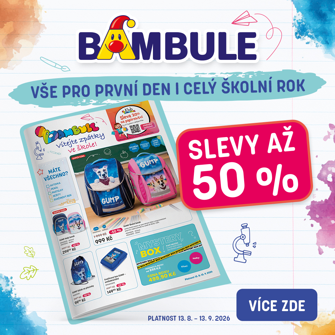 Zpátky do školy se slevami až 50 %! 