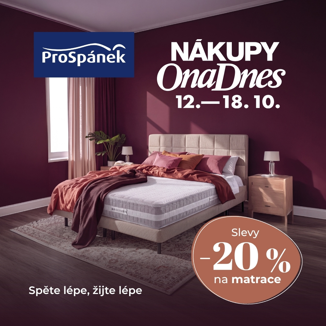 Prospánek – Nákupy Ona Dnes – sleva 20 %