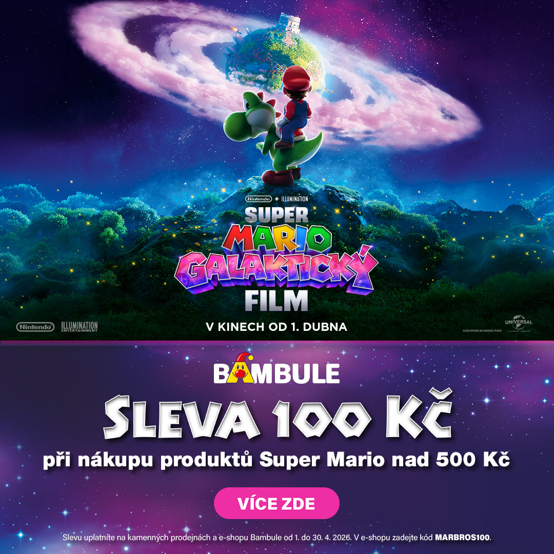 Sleva na produkty Super Mario