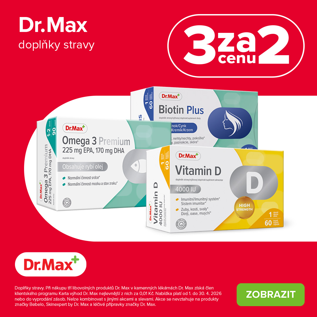 Dr. Max produkty 3 za 2