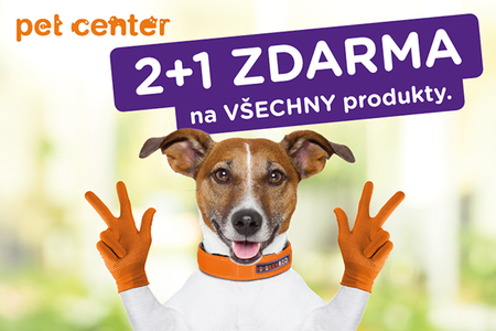 Akce 2+1 zdarma Pet Center Kladno