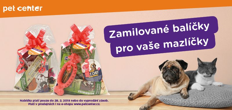 Pet center balíčky pro domácí mazlíčky