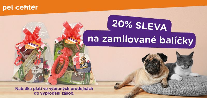 Pet center balíčky pro domácí mazlíčky