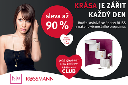 Drogerie Rossmann Kladno věrnostní program BLISS