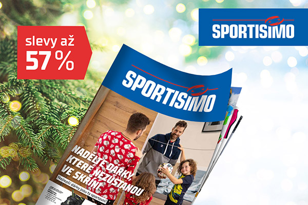 Akční leták Sportisimo: Ulovte slevy až 57 % na dárky
